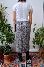 Floral Rayon Wrap Skirt
