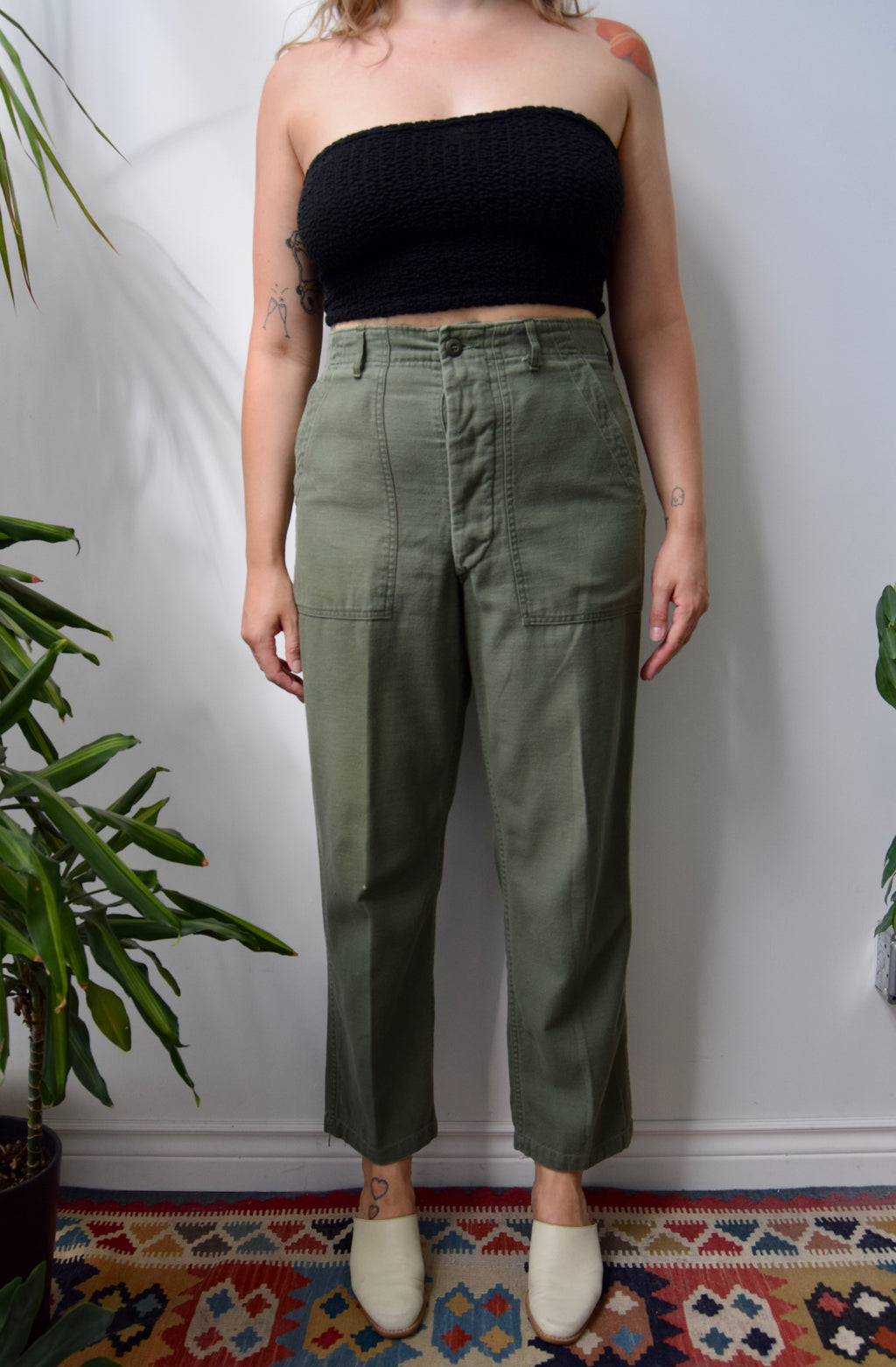 Olive Army Trousers