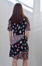 Nineties Flirty Floral Dress