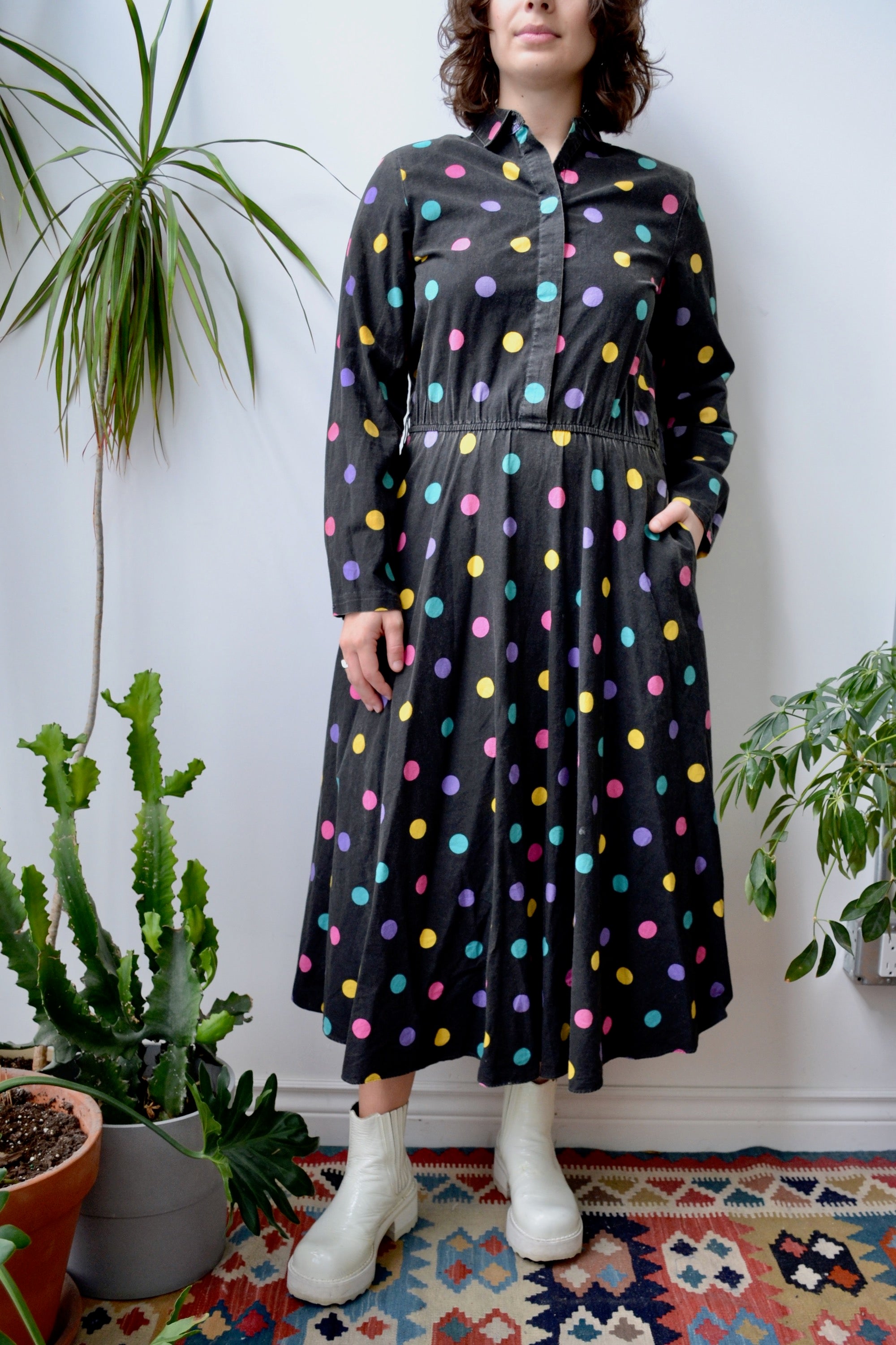 Polka Dot Door Dress