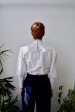 Eighties Mutton Sleeve Blouse