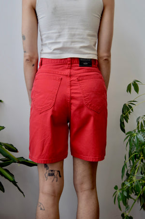 Cherry Cotton Shorts