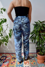 Blue Camo Cargos