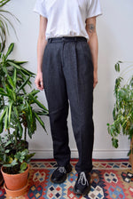 Charcoal Wool Trousers
