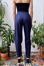 Indigo Ramie "Nordstrom" Trousers
