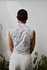 Seventies "Miss Holly" Floral Top