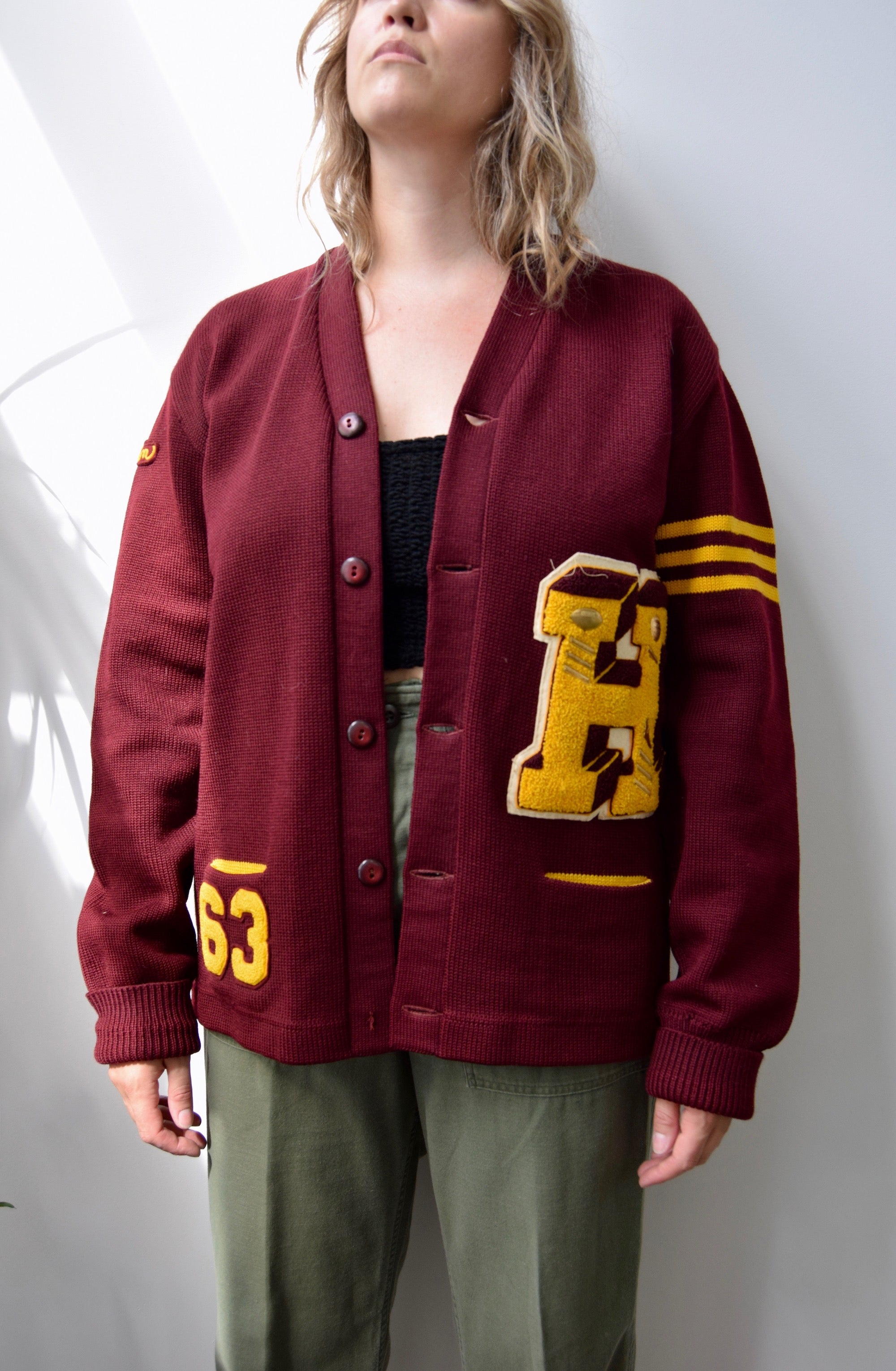 Sixties Varsity Cardigan