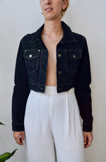 Cropped Suede Jacket