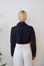 Cropped Suede Jacket