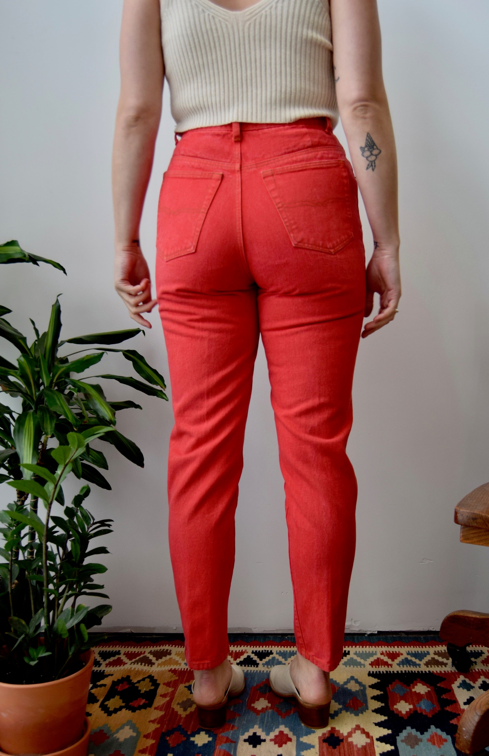 The Limited Red Jeans