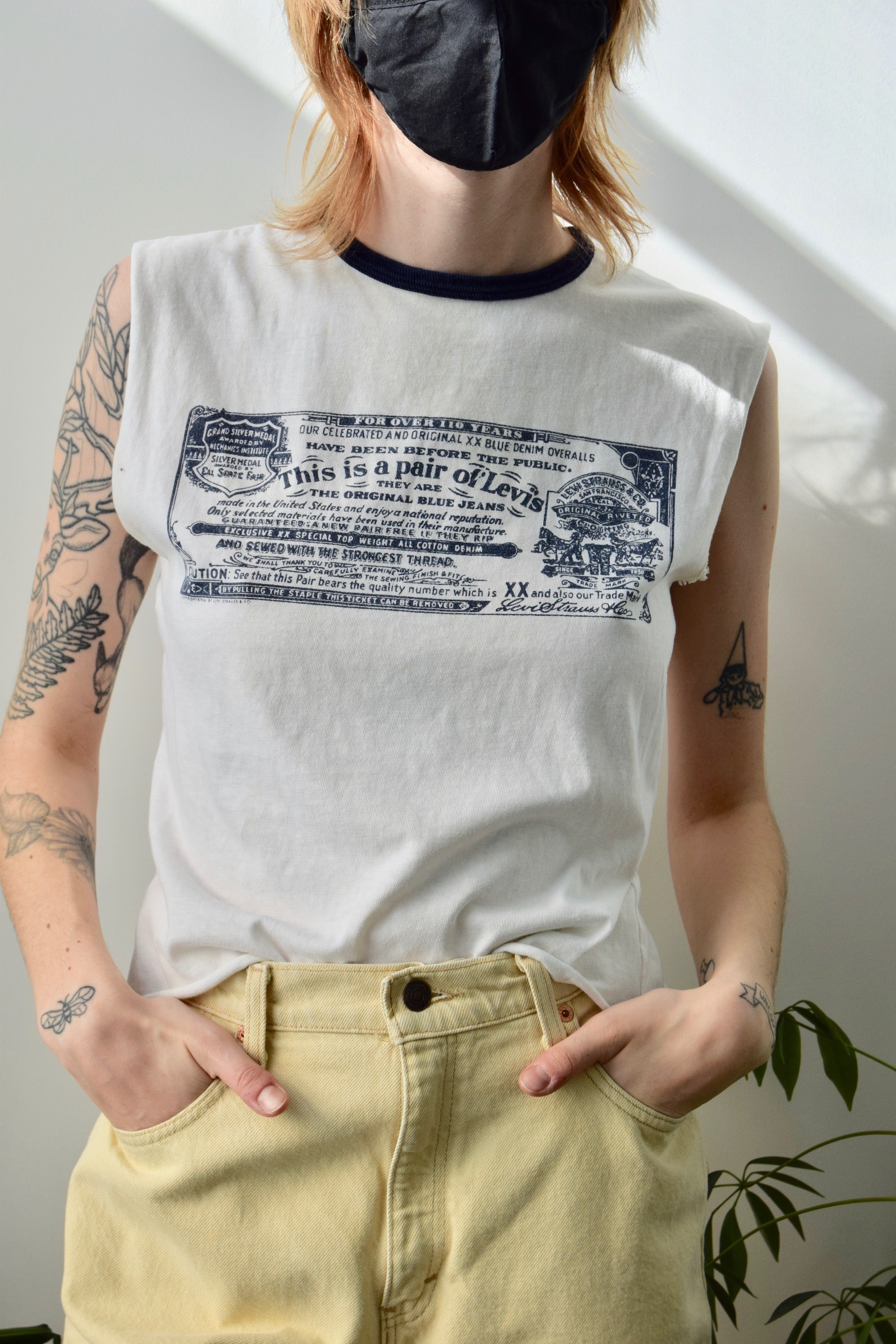 Vintage 1966 Levis Ringer Tee