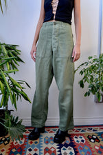 Olive Green Military Pants