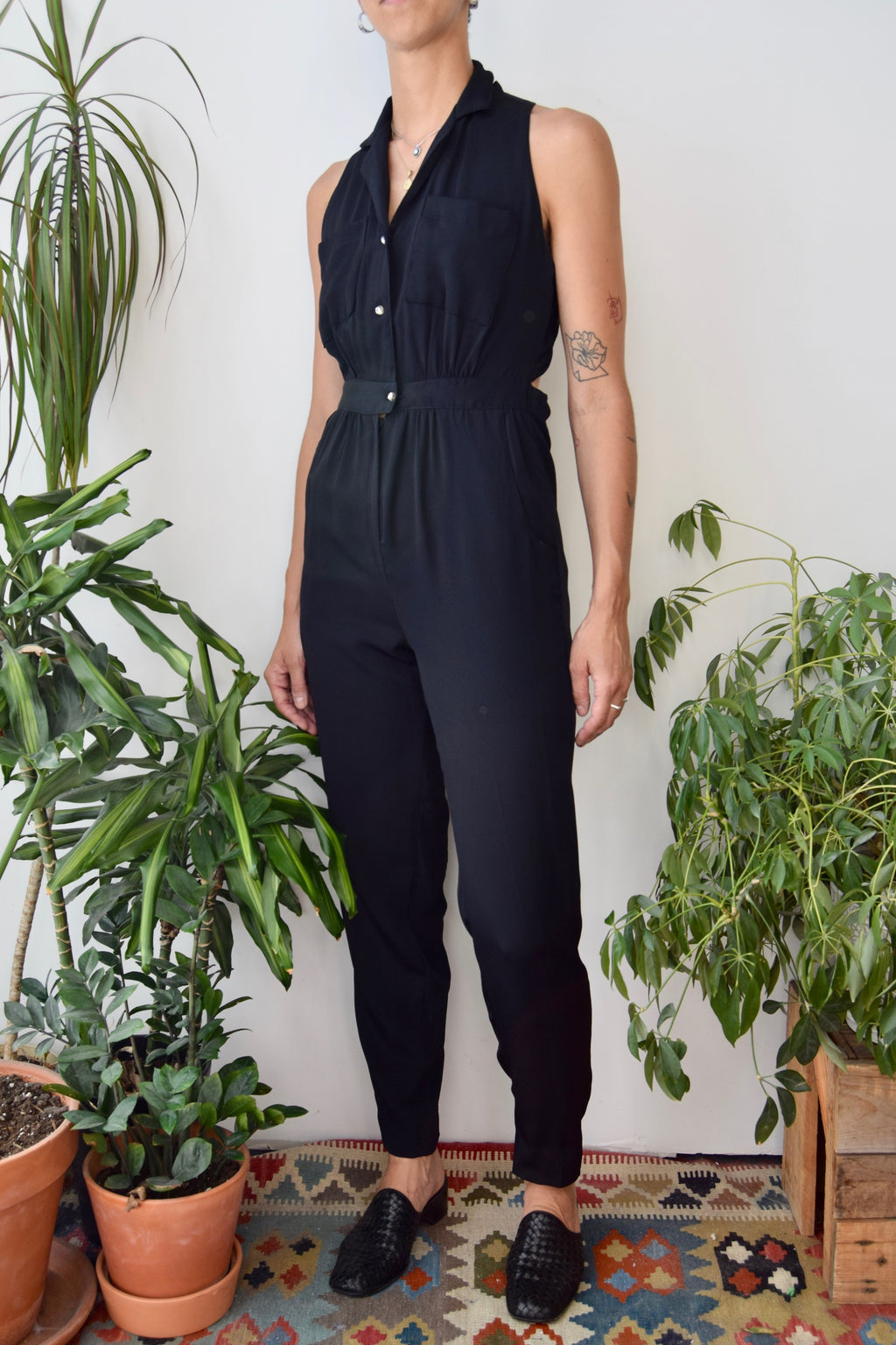 Eighties Sexy Tuxedo Pantsuit