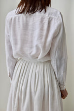 White Linen Button Up