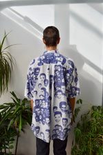 90's "Mossimo" All Over Elvis Button Up