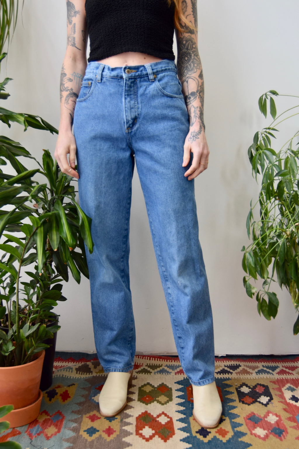 Blue Denim "Guess" Mom Jeans