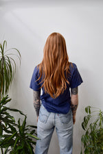 Vintage Woodblock Floral Screen Print Tee