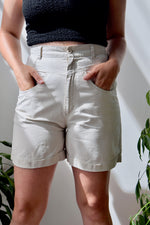 High Waisted Ramie Shorts