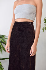 Velvet Reptile Trousers