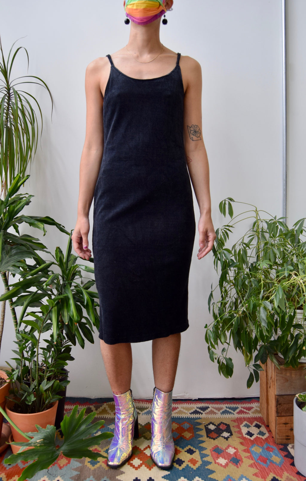 Italian Velvet Midi Dress