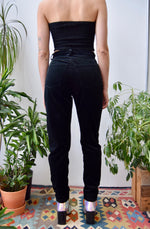 Striped Velvet Trousers