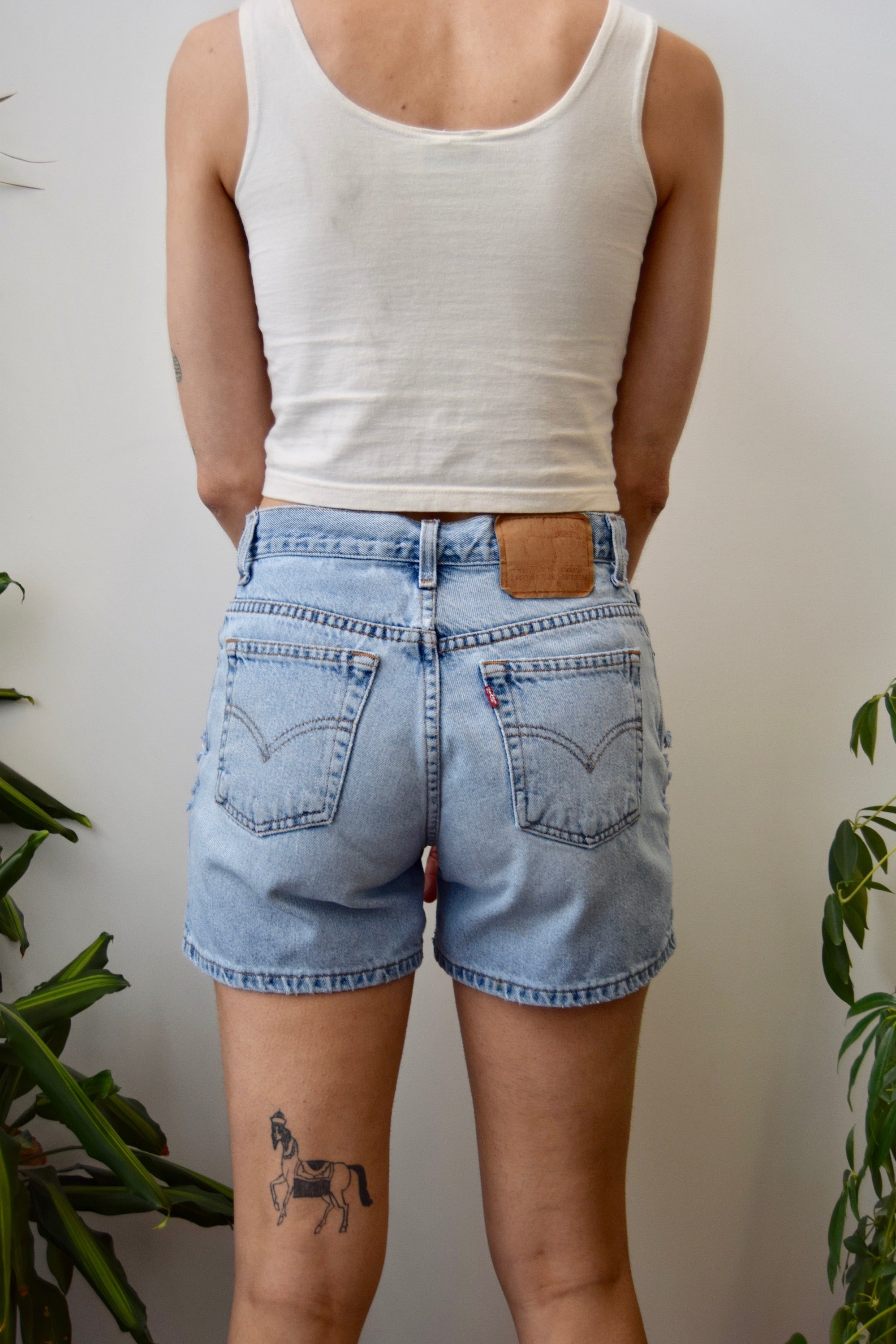 Distressed Levi's Shorts