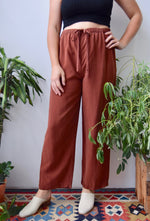 Cocoa Silk Lounge Pants