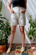 High Waisted Ramie Shorts