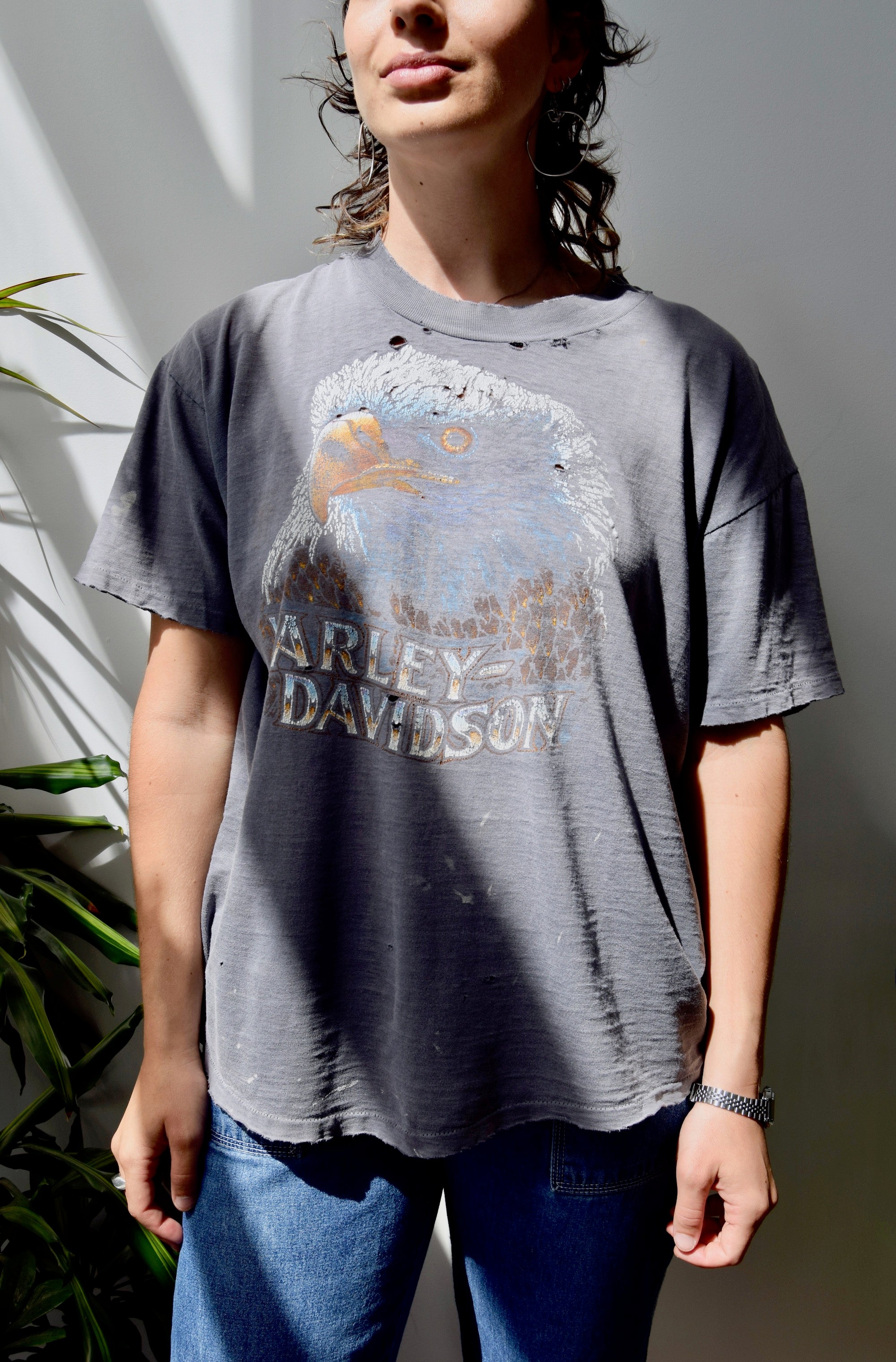 Thrashed Harley Eagle Tee