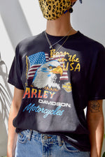 "Born In The USA" Harley Tee