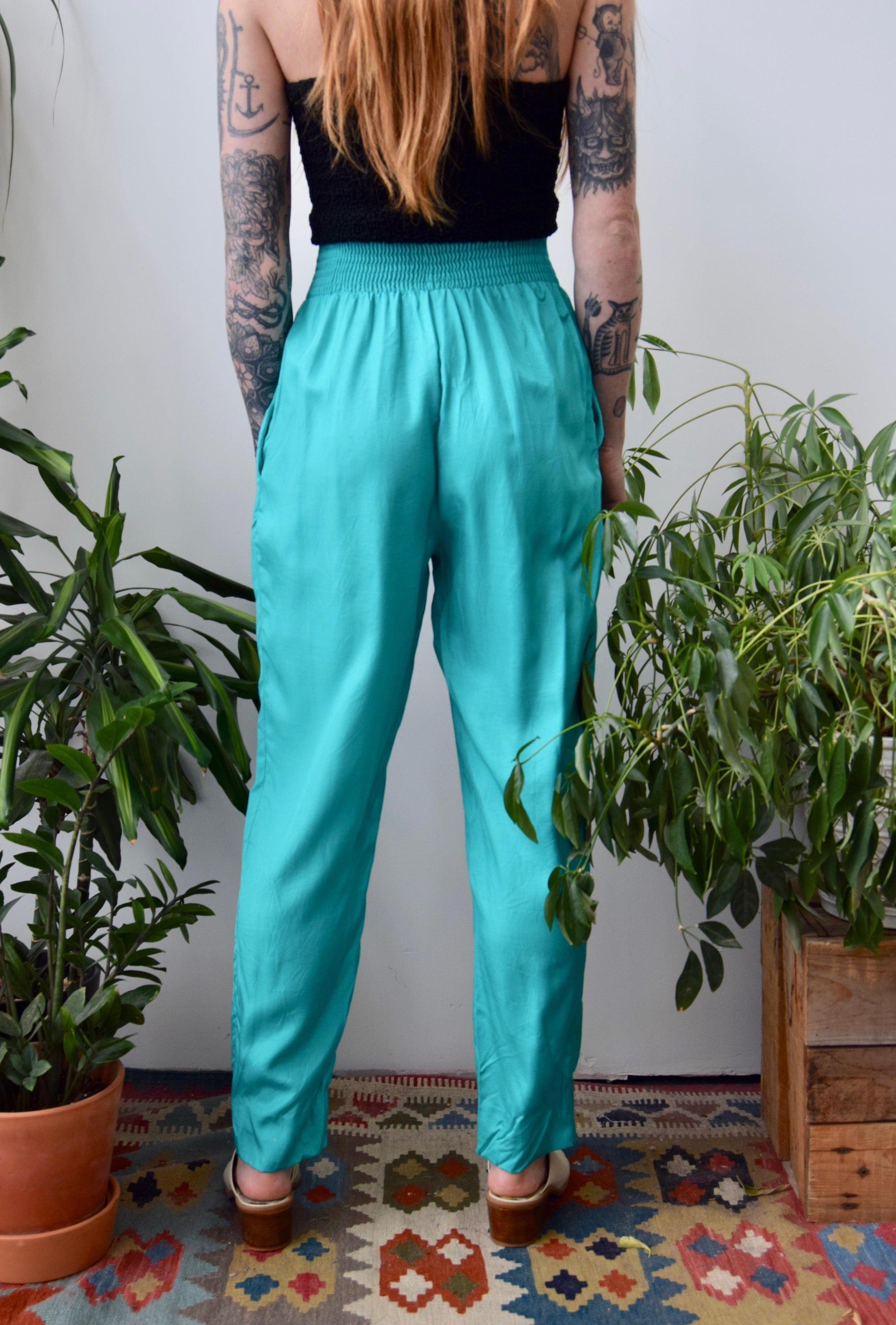 Aqua Rayon Pants