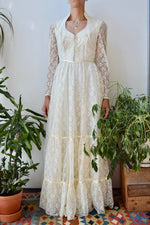 Gunne Sax Lace Gown