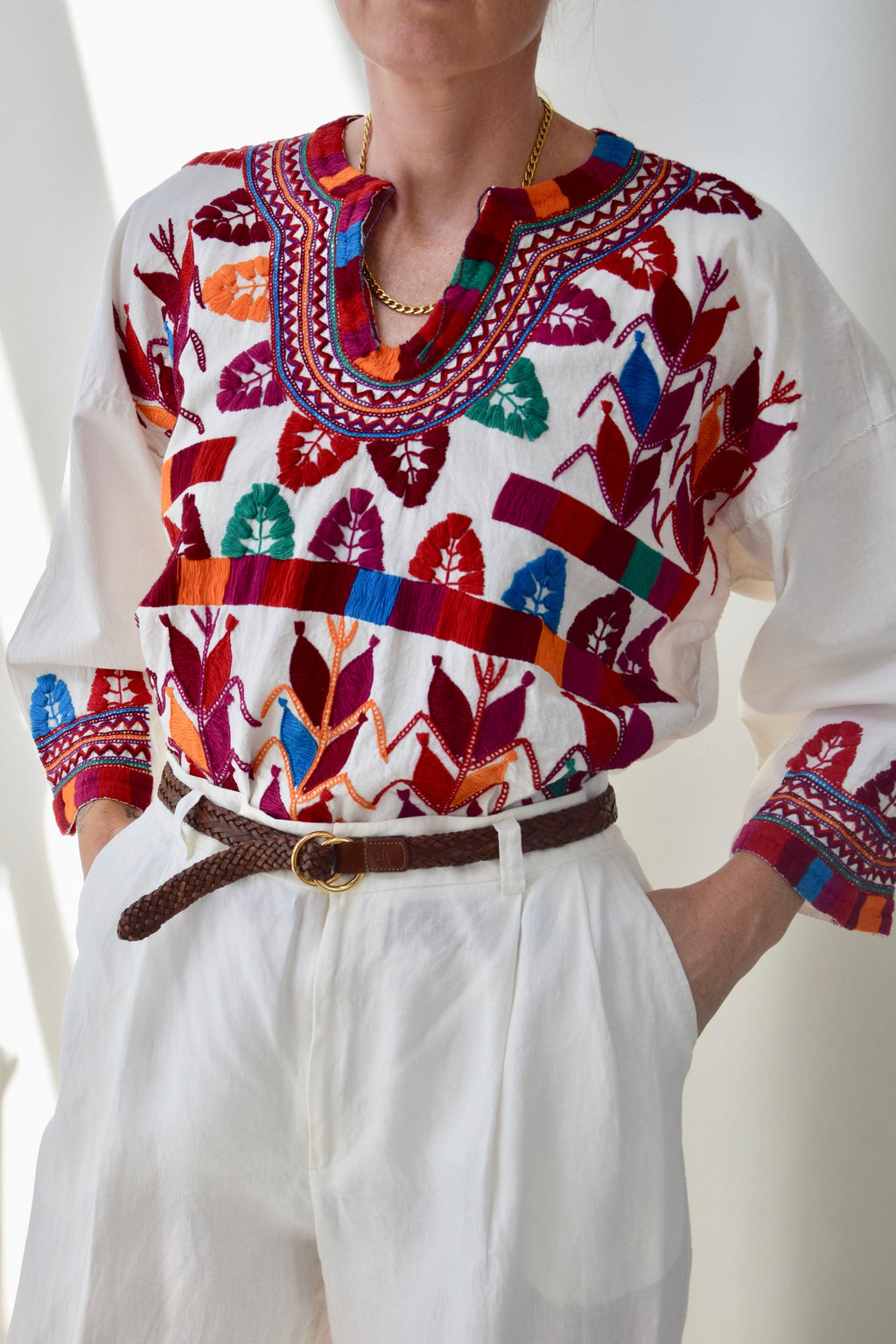 Vibrant Embroidered Tunic