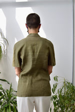 Double Breasted Linen Blazer Top