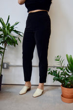 Velvet Cigarette Pants