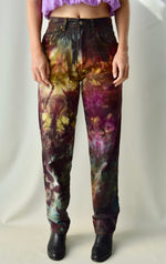 Vintage Eggplant Tie Dye Lucky Jeans