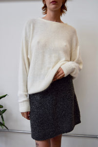 Simple Silk And Angora Sweater