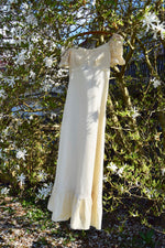 1970's Antique Inspired "Gunne Sax" Cream Dress