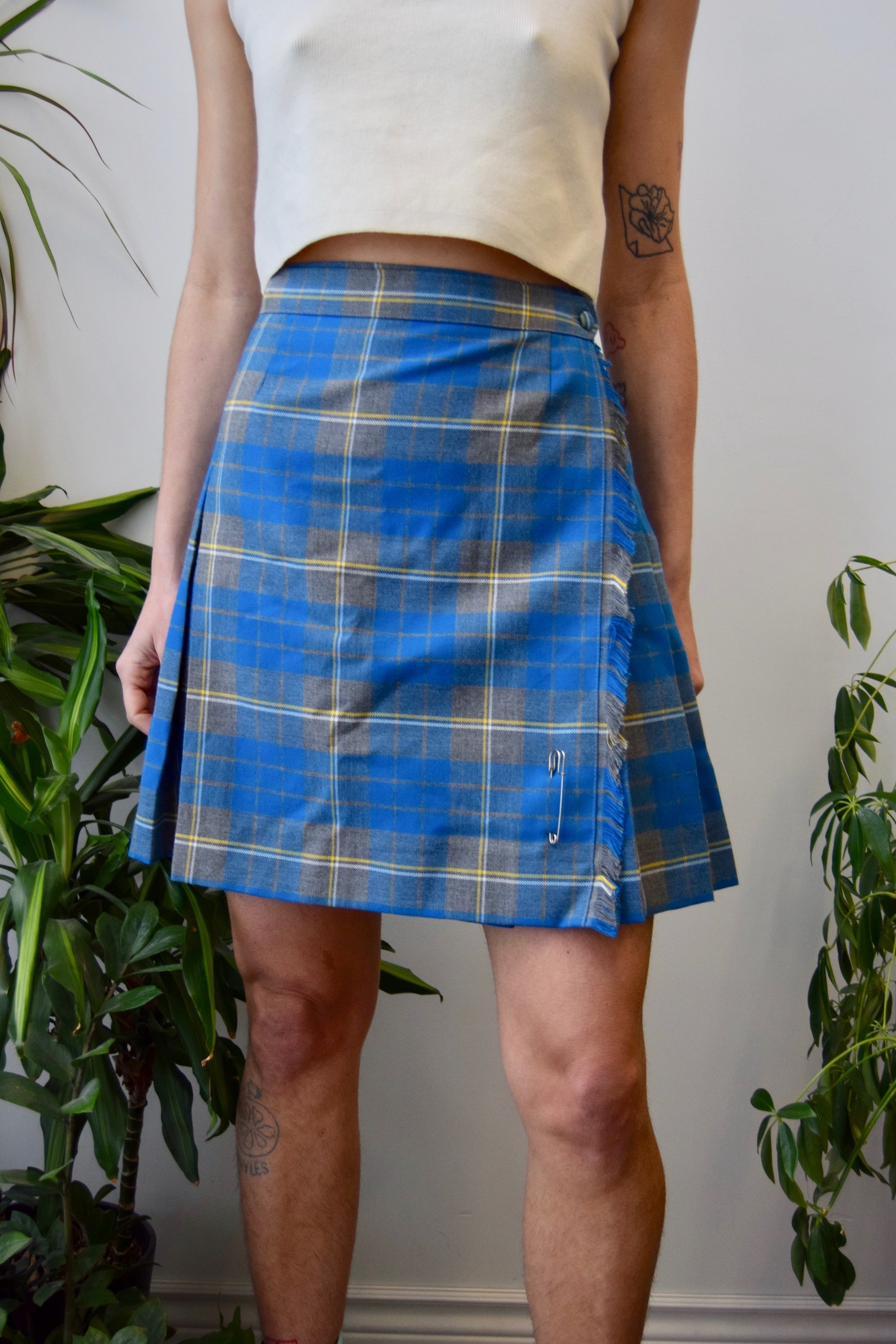 Blue and 2024 yellow kilt