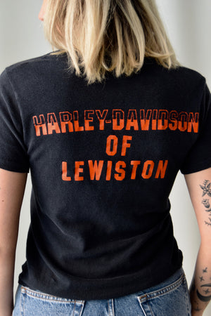 Vintage 70s Lewiston Harley-Davidson T-Shirt