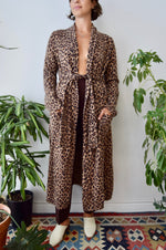 Cashmere Leopard Robe