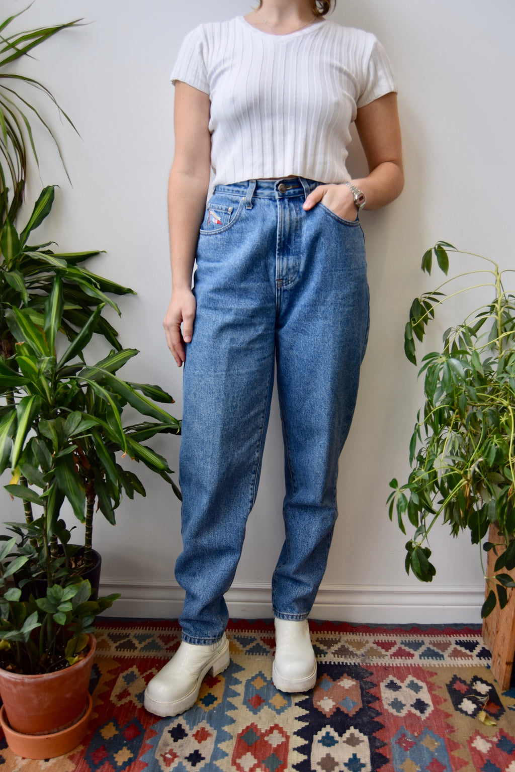 Nineties Faconnable Mom Jeans