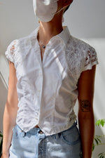 Cotton Crochet Summer Blouse