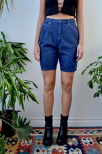 Dark Wash Denim Shorts