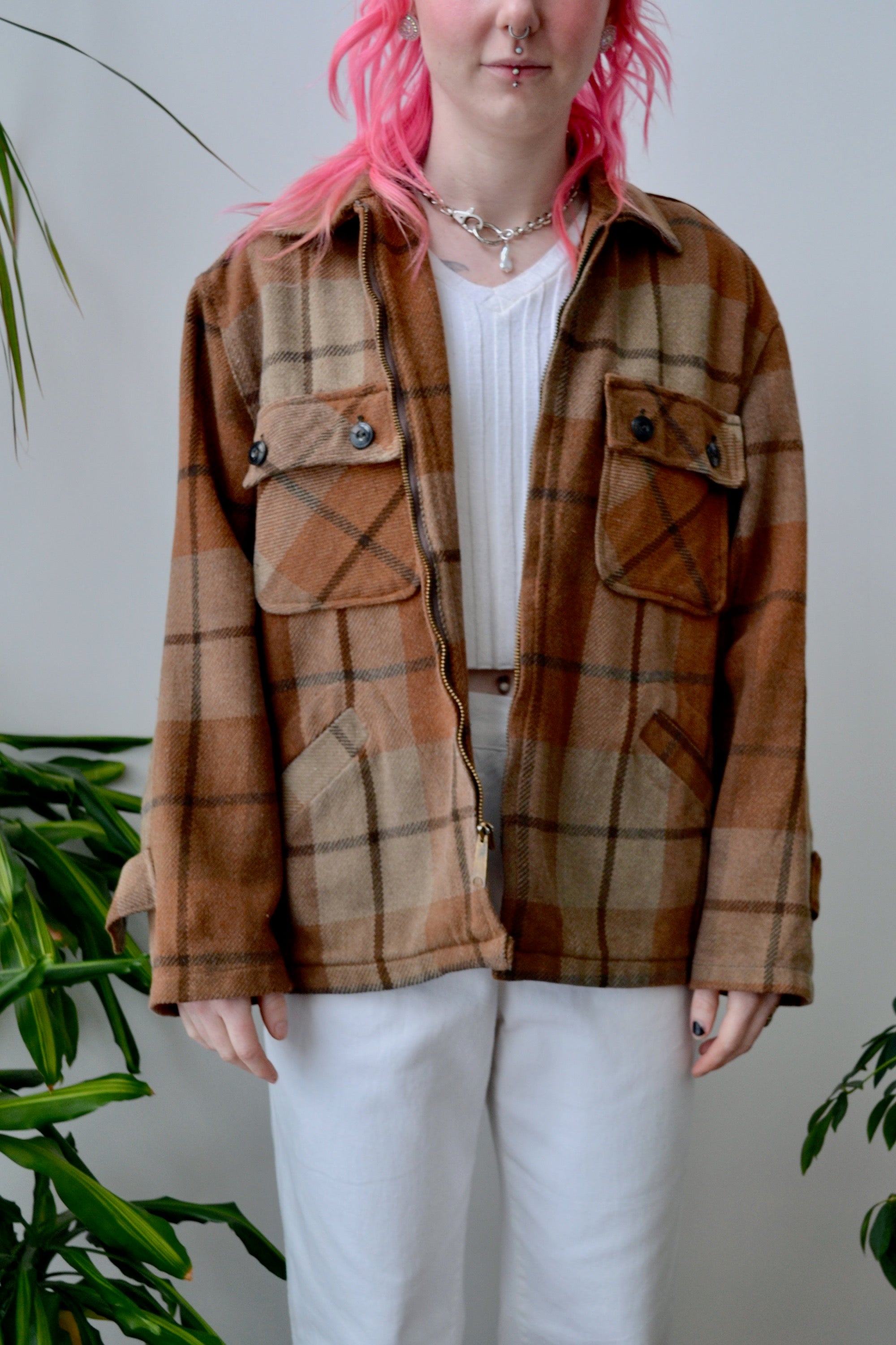 Roomy Richard Wool Plaid Jacket