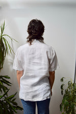 Short Sleeve Linen Blouse