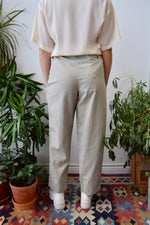 Green Tea Linen Trousers