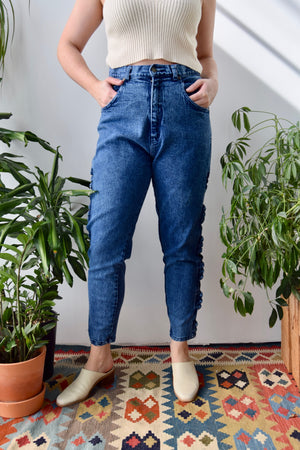 Eighties Side Cut Out Jeans