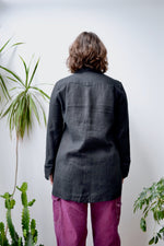 German Made Black Button Up