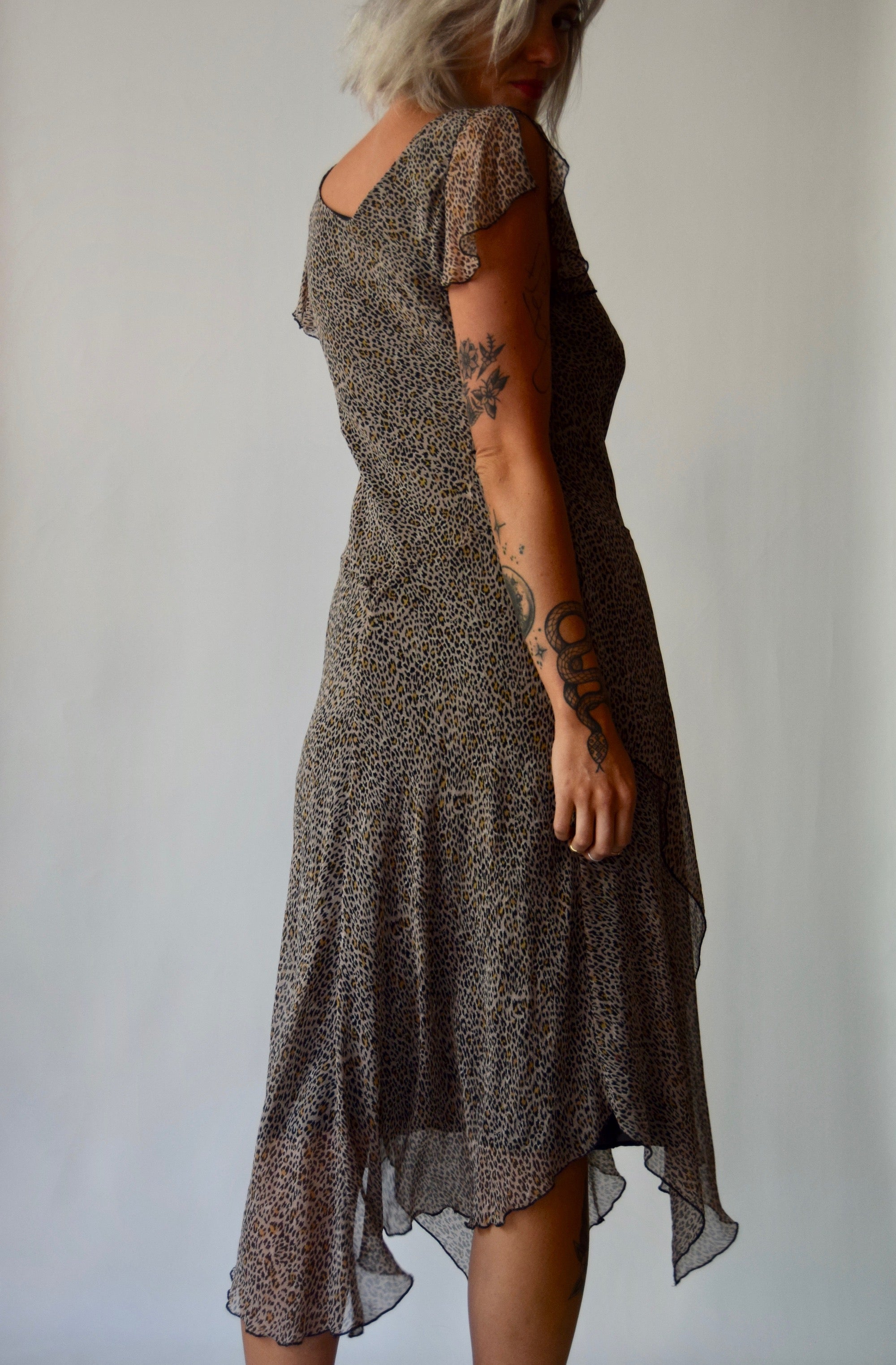 Part One : Aughts Leopard Print Dress